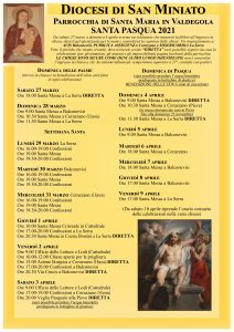 programma pasqua 2021